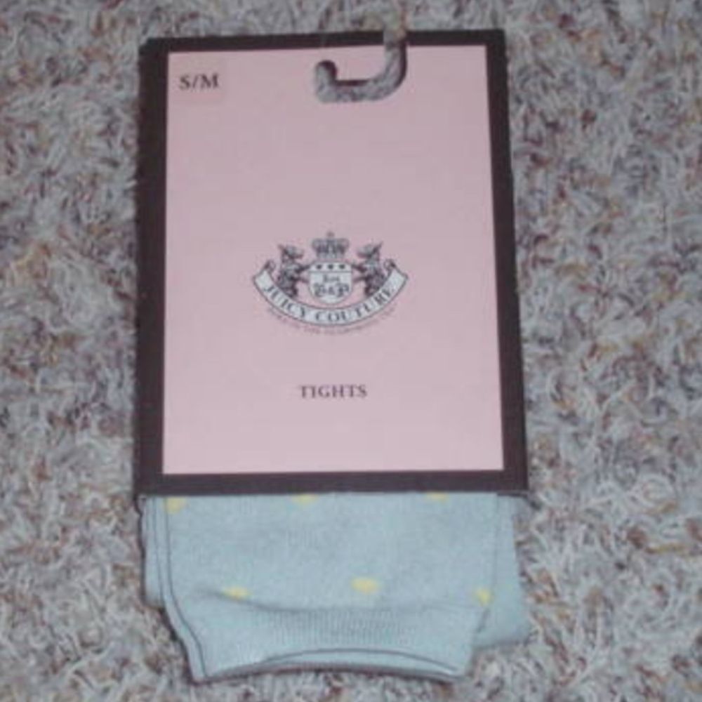 Juicy Couture Girls Footless Tights S/M NIP